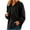 Black, variant on Timegard Sweatshirts for Women V Neck Button Hoodies Pullover Casual Loose Comfy Tops Fall Winter Fashion