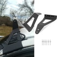 thumbnail image 2 of Aramox LED Light Bar Roof Bracket - Upper Windshield Mount For Polaris Crew XP 1000 EPS & Other Models 2 of 12