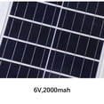 thumbnail image 3 of FSLiving LED Light Bar Daylight Strip Outdoor Indoor Light Tube Auto ON at Dusk Auto Off at Dawn Remote Control Solar Lights for Outdoor Path, Sidewalk, Driveway or Walk Way, 6V,IP65,300W - 1 Light, 3 of 7