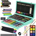 thumbnail image 1 of Art Set Sunnyglade, caja de madera de lujo, 145 piezas, 1 of 7