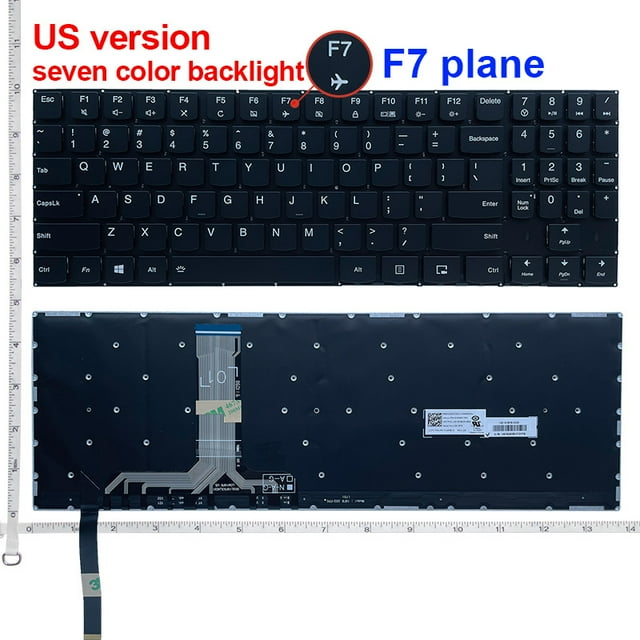 Pour Lenovo Legion Y520 Y520-15IKB Y720 Y720-15IKB R720 R720-15IKB Y530 Y730 Ordinateur Portable Clavier Rétroéclairé Couleur Rétroéclairage