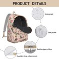 thumbnail image 4 of German Shepherd Dog and Flower Backpack for School,Cute School Bag,Schoolbag with Adjustable Shoulder Straps & Padded Back,15.7"x11.8"x5.5", 4 of 5