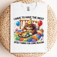 thumbnail image 3 of Upset Tummy Cat T-Shirt – Funny I Have to Have the Most Upset Tummy Meme Tee for Cat Lovers & Sarcastic Humor Fans, 3 of 5