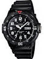 Casio MRW200H-1BV Men's Black Resin Strap 100M Sports Easy Reader Analog Watch