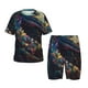 thumbnail image 1 of Balery Colorful Patterned Snake Conjunto de Pijama Infantil de Manga Corta con Estampado – Ropa de Dormir de Algodón Suave-4X-Large, 1 of 6