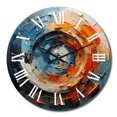 thumbnail image 2 of Designart "Dynamic VORTEX" Abstract Spirals Oversized Wall Clock, 2 of 5