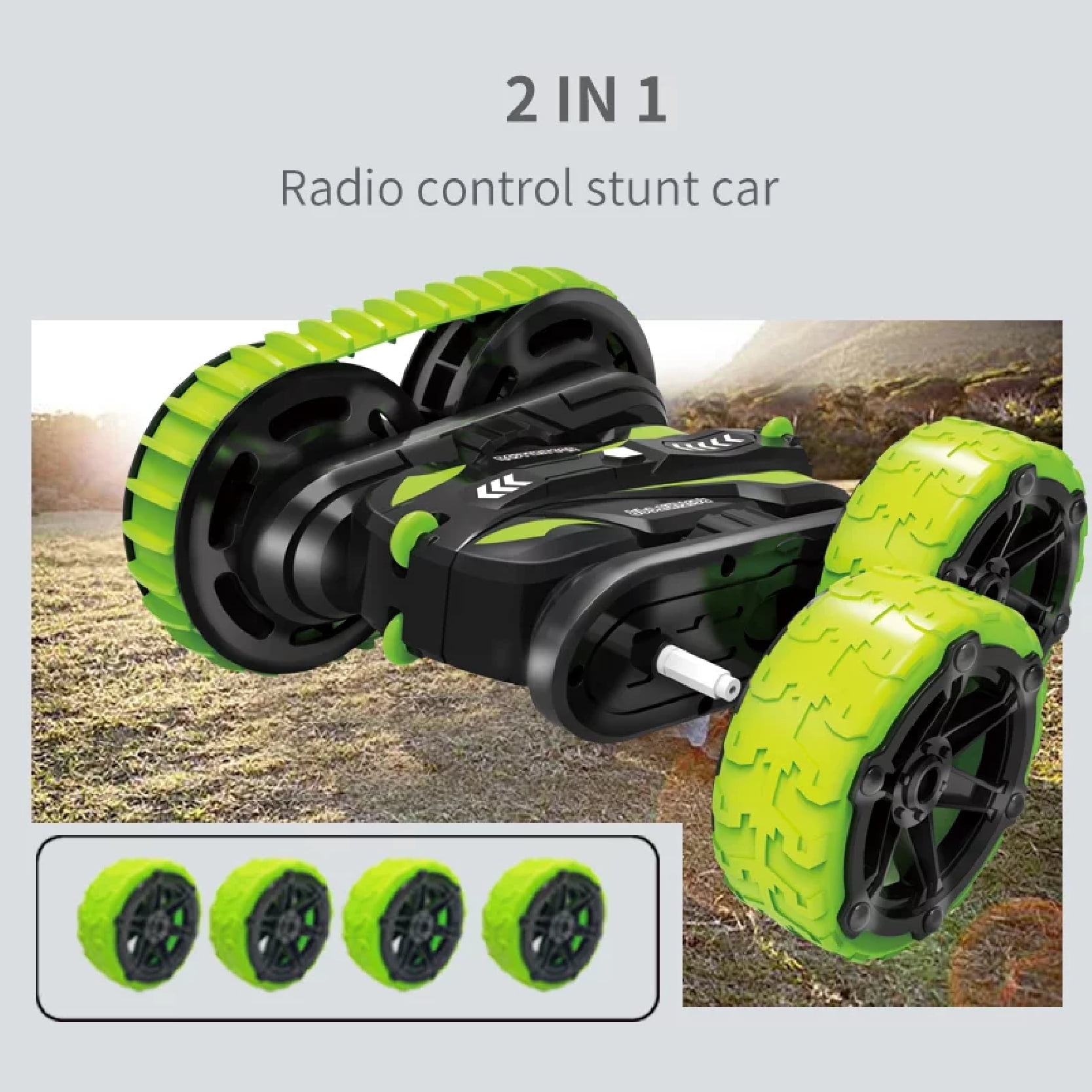 RC Car for Kids Mundo Toys (1:24) Stunt Car Monster Battery-Powered RC Trucks Boys Toys for Gifts
