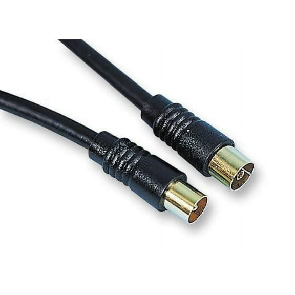 PRO SIGNAL - TV Aerial Coaxial Lead, Male to Female, 1.5m Black