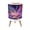 Color 3, variant on Futuristic Small Trash Can with Lid Vibrant Tropical Sunset Silhouetted Palm Trees Calm Water 1.8 Gallon Dog Proof Trash Can Round Garbage Can Waste Bin Wastebasket for Bathroom Bedroom Living Room