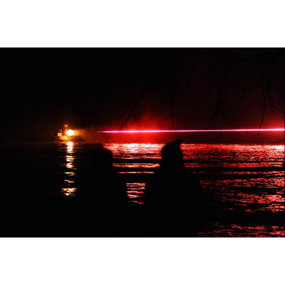 24"x36" Gallery Poster, patrol boat fires Mk 44 mini machine gun FORT KNOX, Kentucky