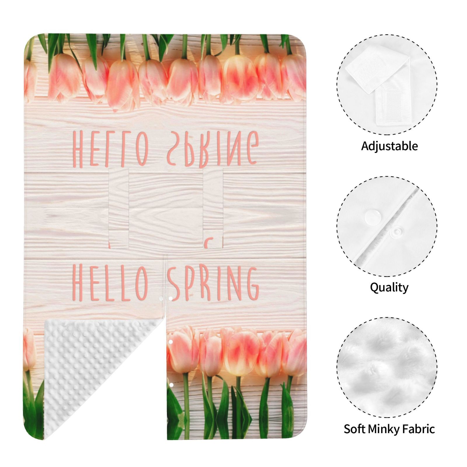 Car Seat Cover Baby - Hello Spring Breathable Infant Car Seat Cover for Baby Carseat, Lightweight Comfort Baby Essentials Must Haves Newborn Stuff for Girl Boy