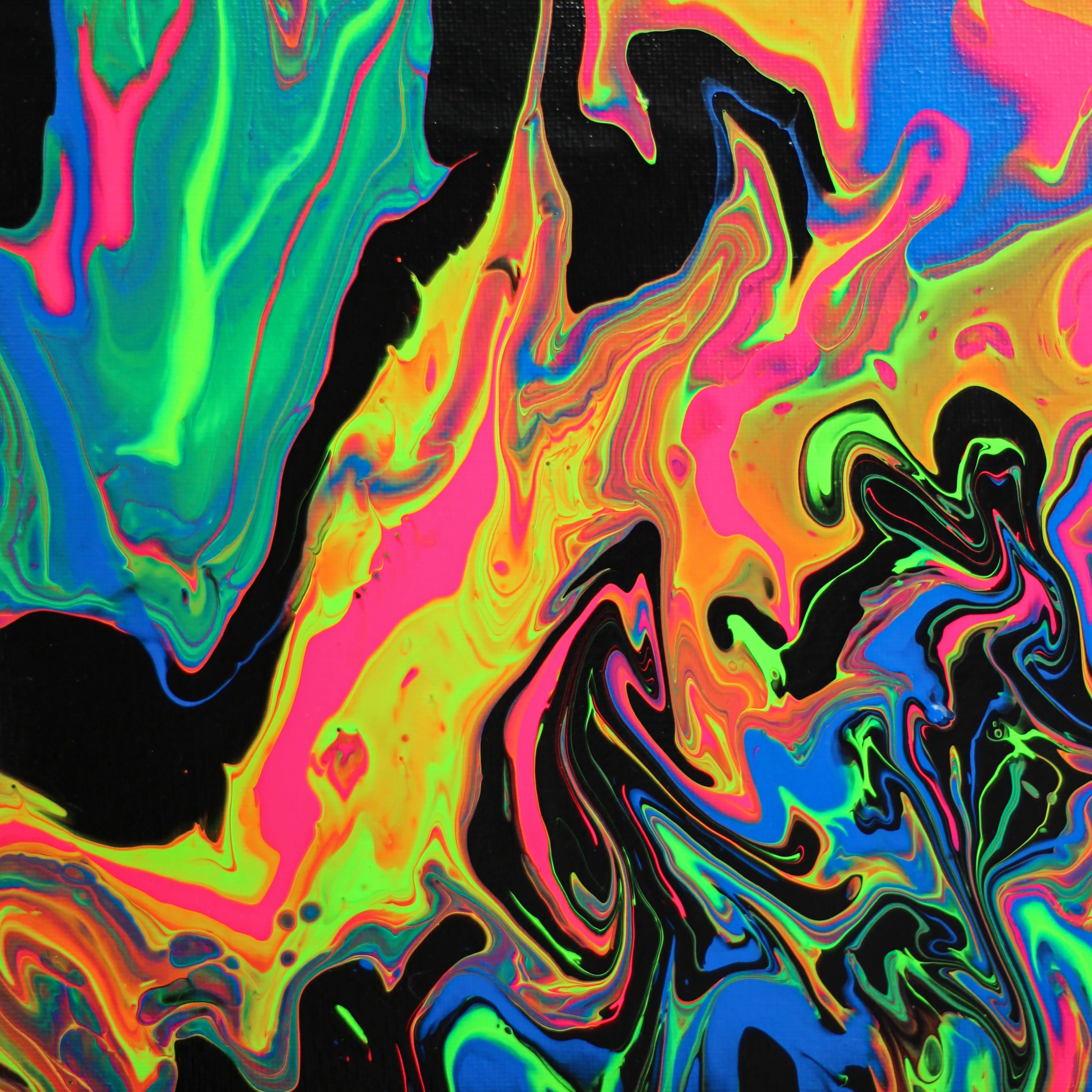 DecoArt Fluid Art Ready to Pour Acrylic Neon Blast Paint Pack, 6 Packs: 4 ct. (24 total)
