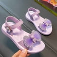 thumbnail image 7 of TAIAOJING Toddler Girls Sandals Breathable Lightweight Casual Outdoor School Shoes For Kids Age 4 12 Comfortable Summer Footwear For Daily Wear And Play Lovely 4-4.5Y, 7 of 7