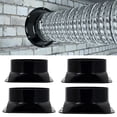 thumbnail image 4 of Two-way Hose Connector Exhaust Duct Vent Hardware Home Improvement Branch Joint Ventilation Vent Pipe Flange Seat Tube Air Ventilation 110MM, 4 of 8