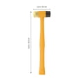 thumbnail image 2 of BESTYASH Martillo Redondo Plástico Amarillo Para Instalación Y Trabajo Manual En Muebles, 2 of 8