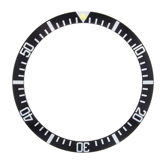 BEZEL INSERT FOR ROLEX SUBMARINER MILITARY 5517 WATCH WITH FADED ACRYLIC PEARL