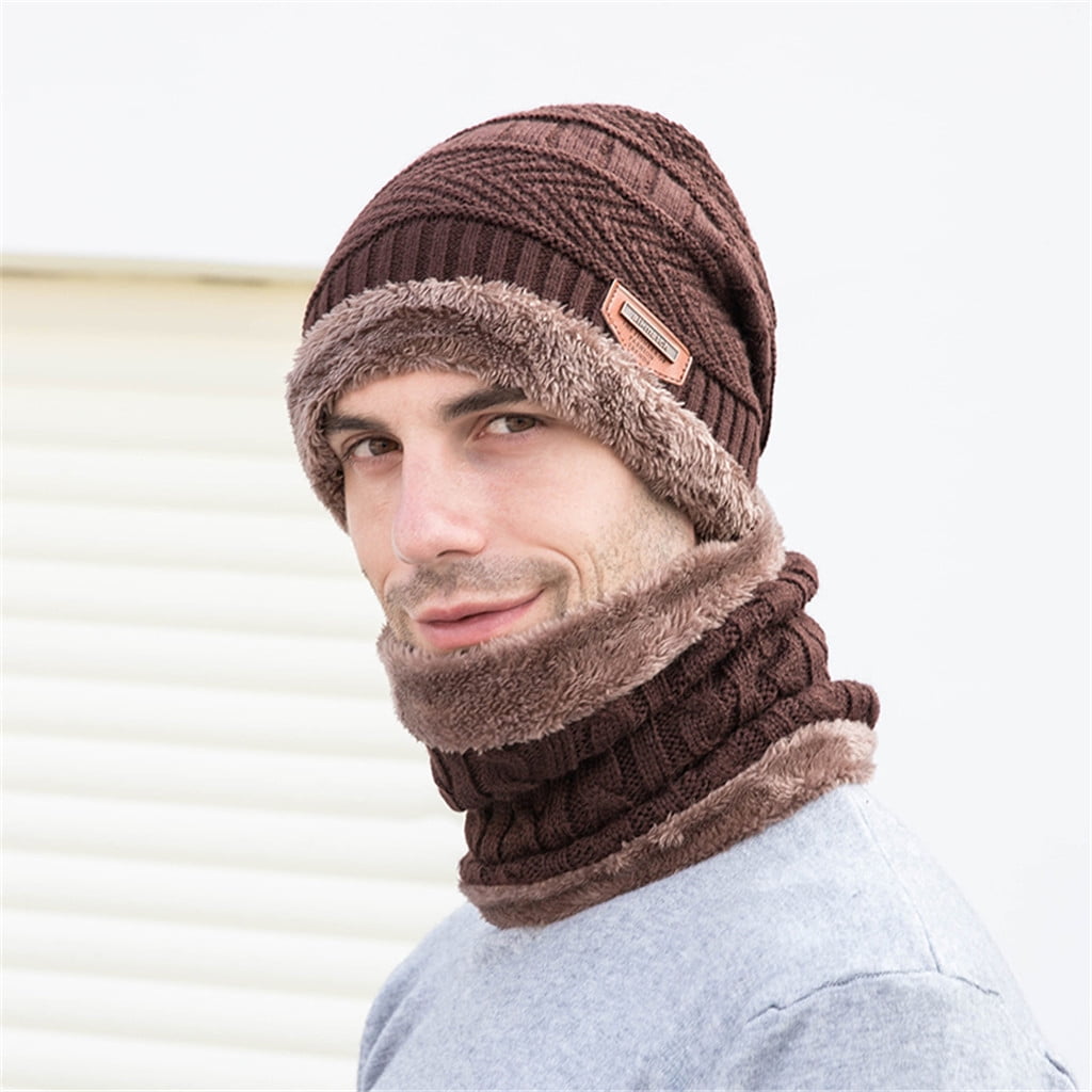 Beshee Winter Hats for Men Thick and Winter Set Hat Men's Cap Plus