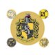 thumbnail image 1 of Harry Potter Hufflepuff stickers, one size, yellow., 1 of 2