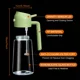 thumbnail image 4 of Botella pulverizadora de vidrio para cocina, dispensador de aceite, tarro pulverizador de aceite para barbacoa, hornear, suministros de cocina, 470ML, 4 of 5