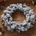 thumbnail image 5 of RBCKVXZ 6 Ft White Christmas Norfolk Pine Garland, 3 Fork Dense Real Touch Pine Garland Ornament, Realistic Artificial Pines Greenery Garlands for Christmas Holiday Mantle Fireplace Table Home Decor, 5 of 7