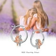 thumbnail image 6 of Coachuhhar Sister Earrings for Women 925 Sterling Silver Small Earrings Friendship Earrings Hypoallergenic Sister Hoop Earrings Sister Jewelry Gift for Sister Friends Mother's Day, 6 of 7