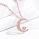 thumbnail image 2 of Collar de plata de ley 925 con colgante de corazón romántico de circón de alta calidad para mujer, joyería de compromiso de boda a la moda, regalo, 2 of 2
