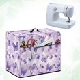 thumbnail image 4 of HELLHERO Butterflies Sewing Machine Dust Cover and Sewing Essentials Pockets Reusable Easy to Replacement and Clean, 4 of 8