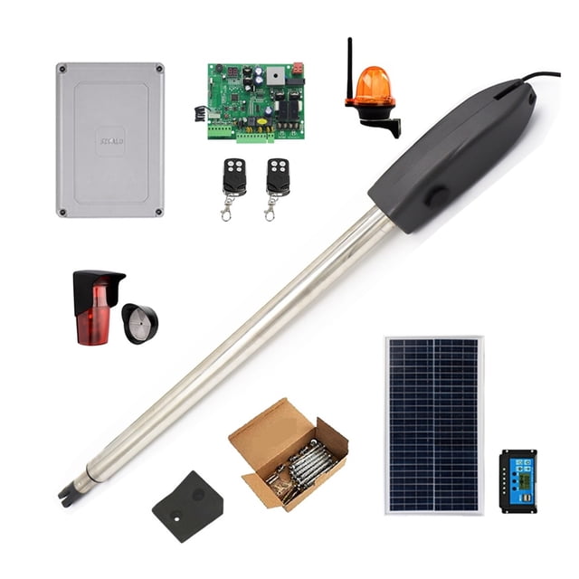 Automatic Gate Opener Kit Light Duty Single Gate Operator For Single Swing Up To 19 Feet OR 660 Pounds Gate Motor ,Long Lasting