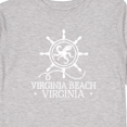 thumbnail image 4 of Inktastic Virginia Beach VA Nautical Boys or Girls Long Sleeve Toddler T-Shirt, 4 of 5