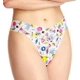 thumbnail image 2 of Tanga Hanky Panky de los 80 Rad Geo Original Rise White Mult, 2 of 3
