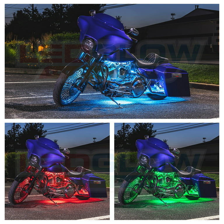 Advanced Million Color LED Motorcycle Lighting Kit