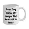 thumbnail image 2 of Web developer Gifts F Friends, Smart Sexy Talented Web Developer. What Me Could You, Epic Web developer 15oz Mug, Cup From Friends, 2 of 2