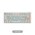 thumbnail image 1 of YK75 84-Key Mechanical Keyboard with Low-Profile Cyan Switches, Tri-Mode Connectivity (2.4G/BT5.0/Type-C), 17 RGB Backlight Effects, 5-Level Brightness, N-Key Rollover, 1850mAh Rechargeable Battery,, 1 of 7