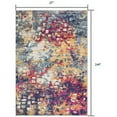 thumbnail image 2 of HomeRoots 393112 2 x 12 ft. Multi Color Abstract Painting Runner Rug, 2 of 7