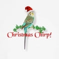 thumbnail image 3 of CafePress - Christmas Budgie Ringer T - 100% Cotton Ringed T-Shirt, 3 of 4