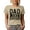 Tan, variant on Dad Joke Survivor, Birthday or Father's Day, White T-Shirt, Medium