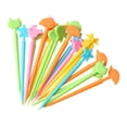 thumbnail image 2 of Nkmbld Reusable Forks 18 Pcs Fruit Fork Plastic Lunch Box Decoration Pick Cake Snack Fruit Pick Platter Fruit Fork Set Lunch Box Decoration, 2 of 6