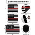 thumbnail image 3 of Red White Stripe Fireman American Flag Dish Drying Mat for Kitchen Counter, Absorbent Quick Dry Coffee Bar Mat Pad Thin Diatomaceous Sink Mat Non Slip Dish Drainer Mat 16x18 Fire Fighter USA Flags, 3 of 6