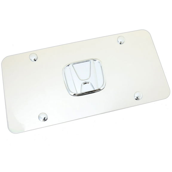 Honda Logo License Plate (Chrome)