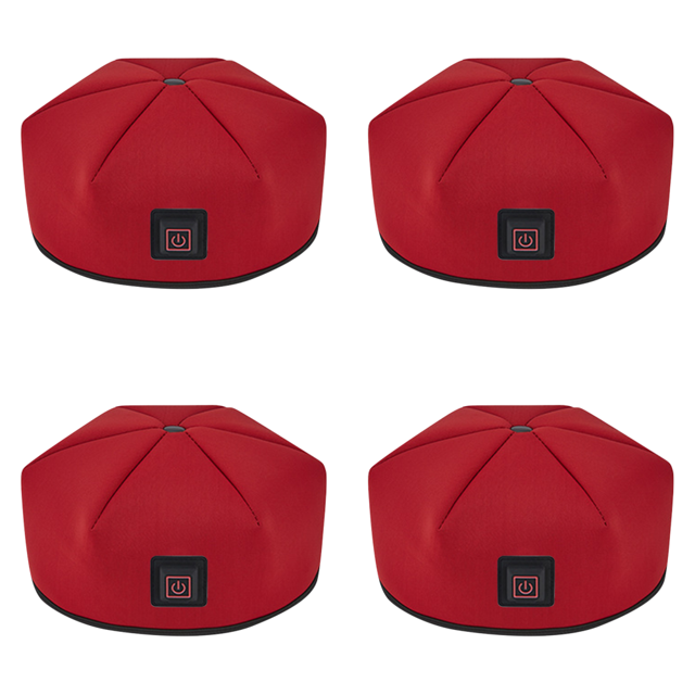 Gorro Ligero para El Crecimiento Del Cuero Cabelludo Tratamientos Contra La Caída () Rojo