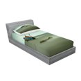thumbnail image 2 of Ambesonne Vintage Fitted Sheet & Pillow Sham Set, Abandoned Fishing Boat, Twinxl, Grey Blue, 2 of 2