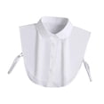 thumbnail image 2 of Cuello falso para mujer, elegante cuello tipo chal para blusa, ropa, trajes, 2 of 9