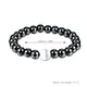 thumbnail image 5 of Pulsera Simple de moda, conjunto de joyería de pulsera de cálculo biliar negro de 4 piezas para mujer, 5 of 5