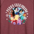 thumbnail image 3 of Disney - Merry Everything - Women's Lightweight French Terry Long Sleeve Shirt, 3 of 5