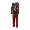 thumbnail image 3 of Qiylii Family Matching Pajamas Set,Christmas Theme Cartoon Elk Pattern Sleepwear, 3 of 9