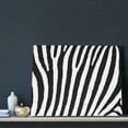 thumbnail image 3 of Logiee Zebra Print Canvas Wall Art ,Art Poster,Canvas Decorative Picture,Decor Wall Pictures for Living Room Bedroom Bathroom,Ready to Hang, 3 of 6