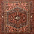 thumbnail image 1 of Ahgly Company Indoor Square Traditional Red Persian Area Rugs, 3' Square, 1 of 6