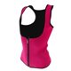 thumbnail image 5 of Body Shaper sin costuras para mujer Chaleco Entrenador de cintura Cincher Corset Más delgado Quemador de grasa Sudor Traje de sauna Camiseta sin manga Hot Pink XL Baoblaze Corsé de cremallera de mujer, 5 of 8