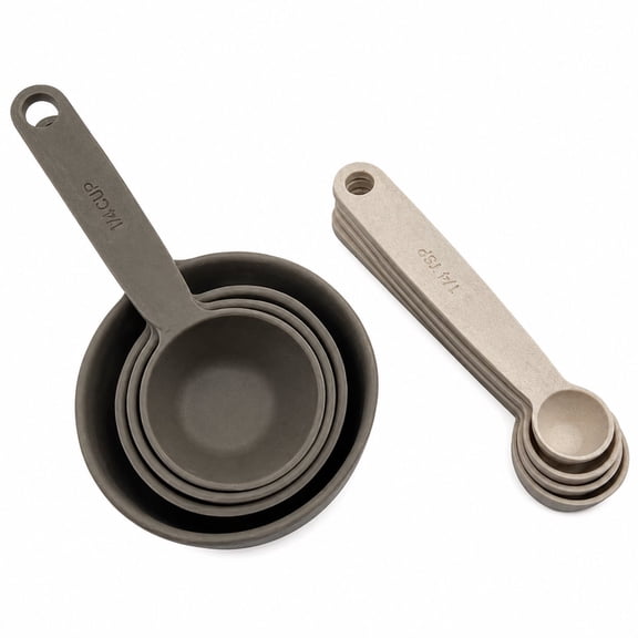 Handy Housewares 8-Piece Bamboo Fiber Measuring Cups & Spoons Set