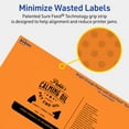 thumbnail image 5 of Avery Printable Rectangle Labels, Bright Orange, 3" x 5", 120ct, 5 of 11